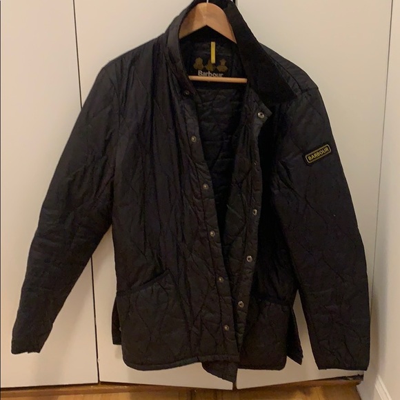 barbour track jacket